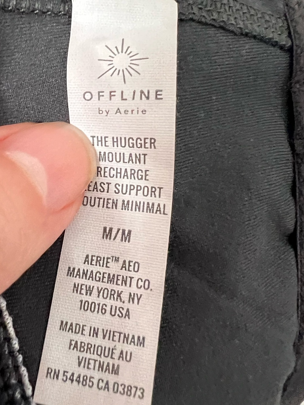 OFFLINE By Aerie Seamless Space-Dye Crop Tank - Navy - Picture 7 of 7